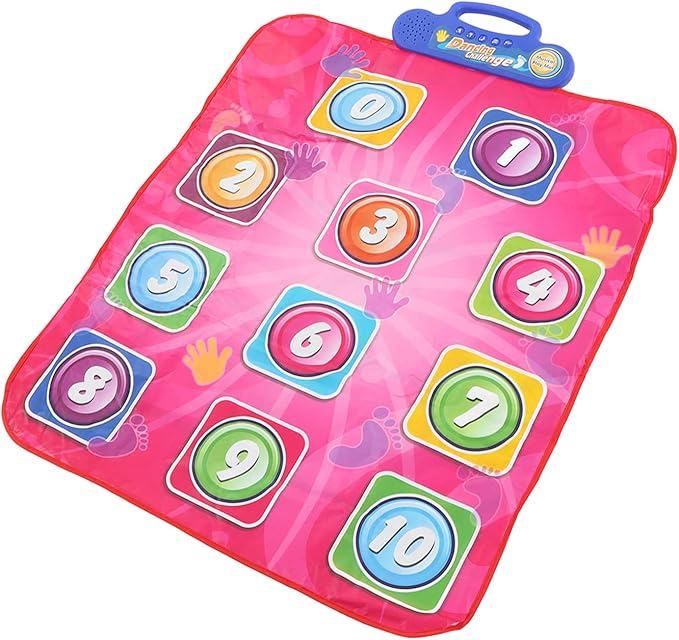 Children's Toys Fit for Kid Dance Mat Boys Girls Home Funny Volume Adjustable Electronic Musical Dance Pad for Holiday Party (Number)