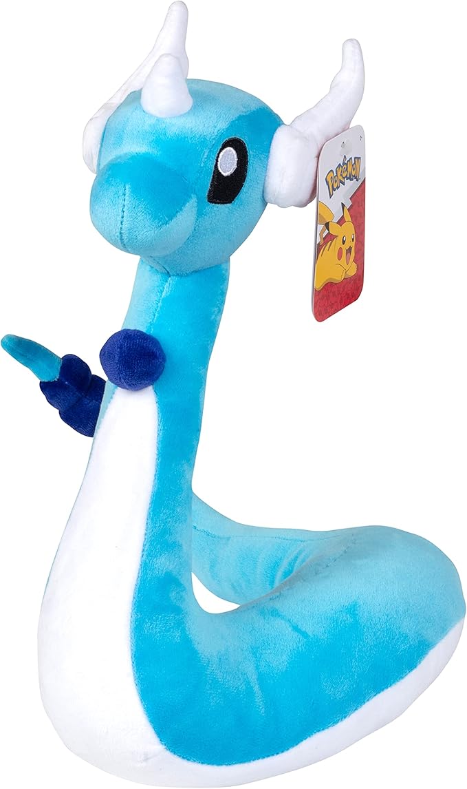 Pokemon Dragonair Plush - 12-Inch Soft Plush with Authentic Details