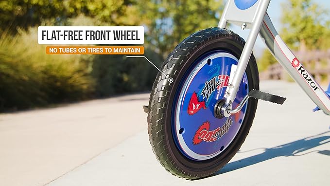 Razor RipRider 360 Caster Trike for Kids Ages 5+ - Lightweight, Rubber Handlebars, Steel Frame, for Riders up to 160 lbs