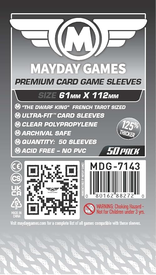 Mayday Games Courtisans -Premium Compatible Card Sleeve Bundle
