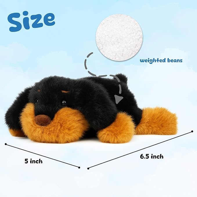 Adorable Plush Dachshund Dog Stuffed Animal Soft Plush Toy Cute Birthday Gifts for Boys Girls Kids Toddlers