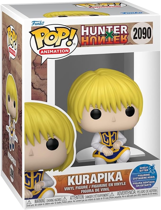 Funko Pop! Animation: Hunter X Hunter - Kurapika (Sitting) - Collectable Vinyl Figure - Gift Idea - Official Merchandise - Toys for Kids & Adults - Anime Fans - Model Figure for Collectors