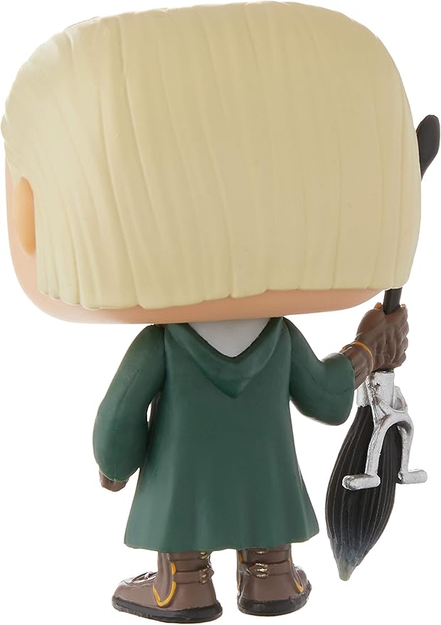 Funko - Harry Potter-Draco Malfoy Quidditch Figurine, Multicoloured, 6881