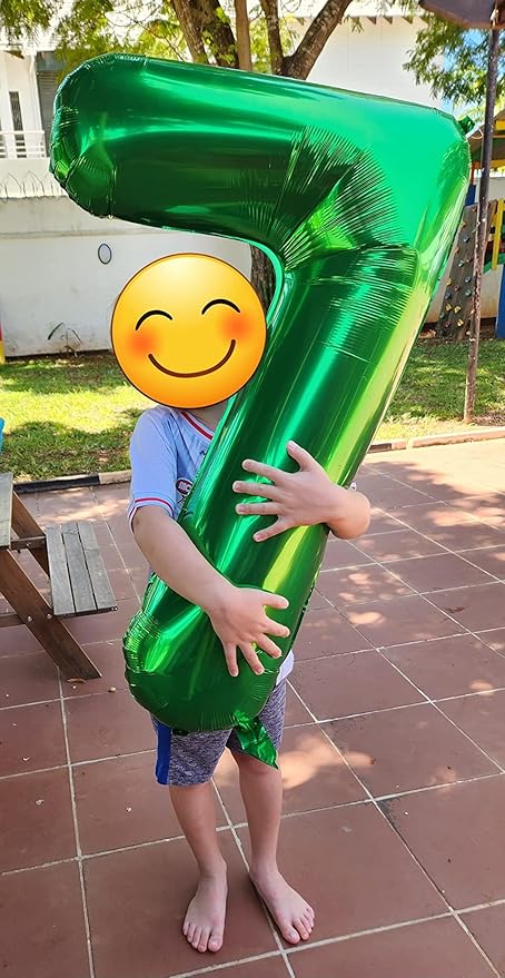 2 Numbers Balloon 40 Inch Dark Green Two Balloon Number Birthday Decor, 2nd 12 21st Party Celebration Decorations Graduations Wedding Baby Shower
