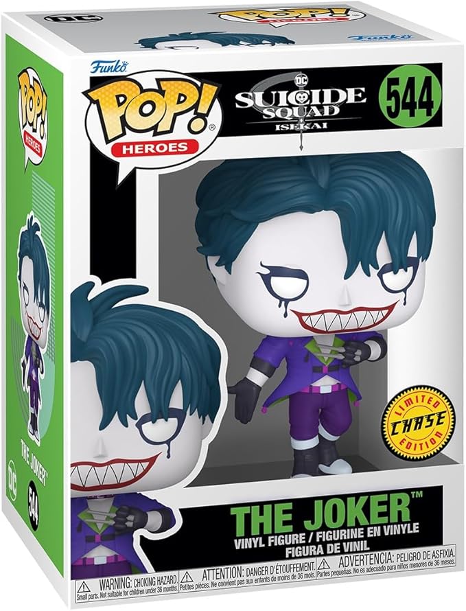 Funko Pop Animation: DC Suicide Squad Isakai - The Joker, 1/6 Odds for Rare Chase Variant - (Styles May Vary) - Suicide Squad Isekai - Collectable Vinyl Figure - Gift Idea - Official Merchandise