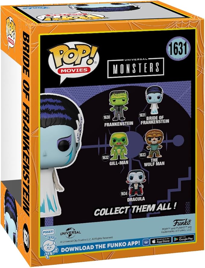 Funko POP! Movies: Universal Monsters – Bride of Frankenstein of Frank - Collectable Vinyl Figure - Gift Idea - Official Merchandise - for Kids & Adults - Horror Fans