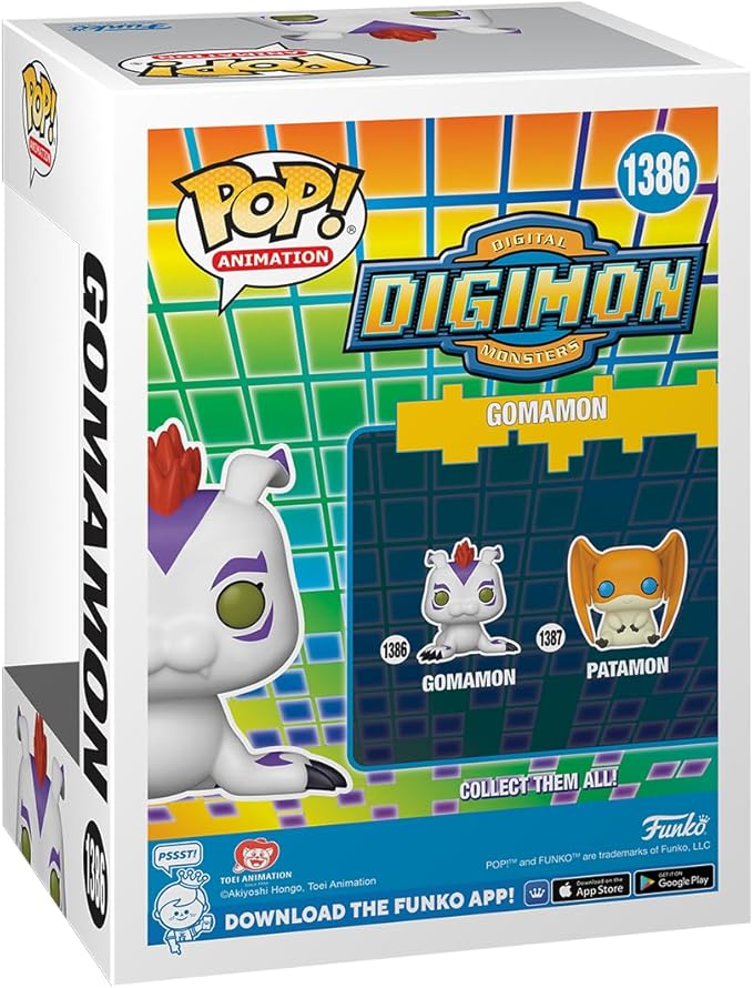Funko POP! Animation: Digimon - Gomamon - Collectable Vinyl Figure - Gift Idea - Official Merchandise - for Kids & Adults - Anime Fans - Model Figure for Collectors and Display