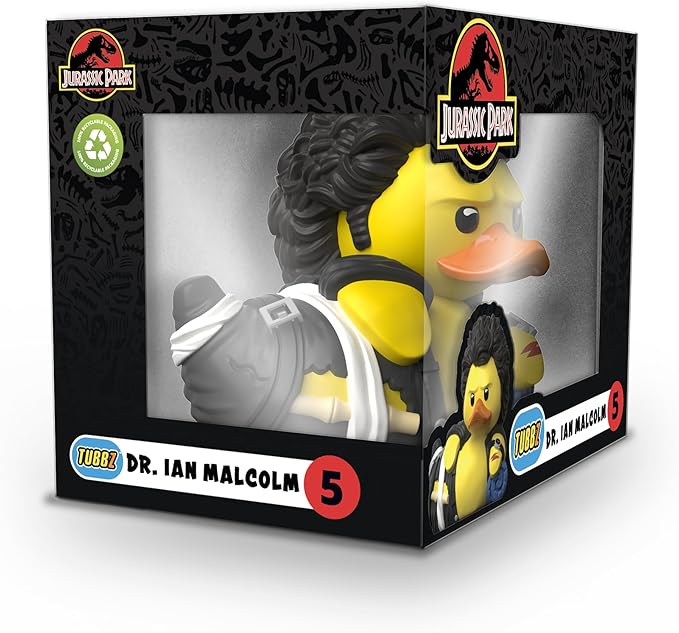 TUBBZ Boxed Edition: Jurassic World Rebirth - Dr Ian Malcolm Cosplaying Rubber Duck Vinyl Figure