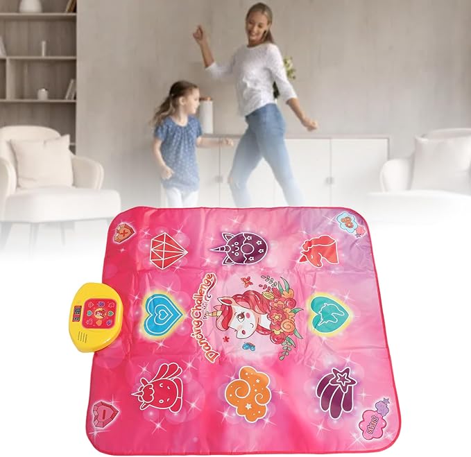 Dance Mat, Electronic Dance Mat Toys PE PP ABS Material Multifunctional Touch Sensitive Dances Pad for Kids Home School Entertainment