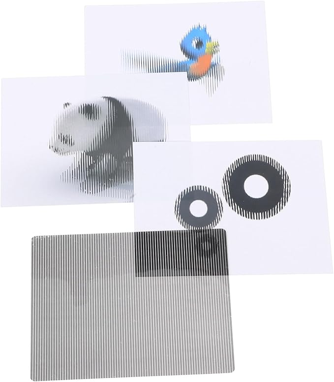 Ciieeo 1 Sets Grating Animation Science Kit for Interactive Stem for Early Education Safe Materials Hands Learning Experience Fun Illusion Project for Boys