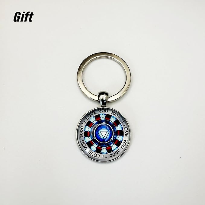 Arc Reactor MK1-1:1 Scale, USB Powered LED Light with Vibration Sensor, No Assembly, Display Case Included