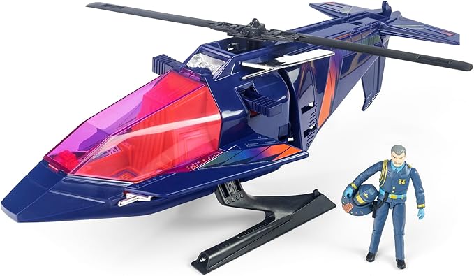 The Loyal Subjects M.A.S.K. High Tech Helicopter with Miles “Wolf” Mayhem Action Figure