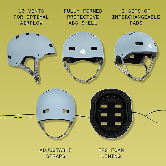 Retrospec Dakota Adult Bike Helmet for Men & Women - Multi-Sport Protection with ABS Shell, EPS Foam, 10 Vents & Removable Washable Padding for BMX, Skating, Scooter and Skate - Helmets for Adults
