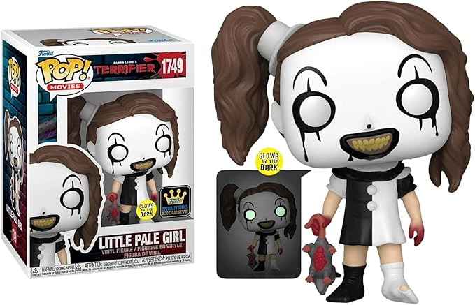 POP Funko Movies: Terrifier - Little Pale Girl (Glow-in-The-Dark) Specialty Series Vinyl Figure (Bundled with Compatible Box Protector Case), Multicolor, 3.75 Inches