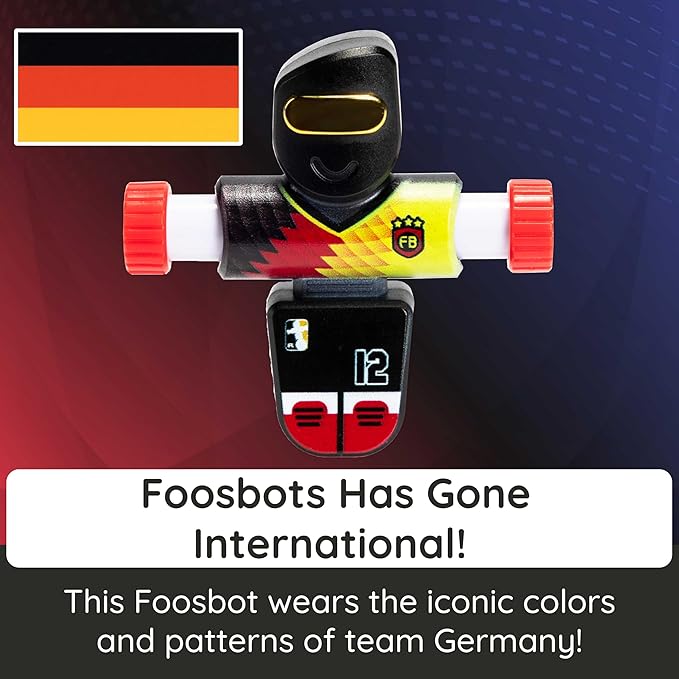 Foosbots Rivals, Single Player Germany, Games for Kids Toys, New Active Play Tabletop Trickshot Game for Ages 6 and Up