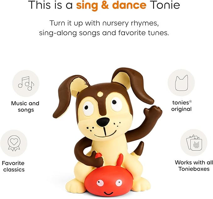 Toniebox 2 Audio Player Starter Set for Kids 1+ with Playtime Puppy - Cloud Pink