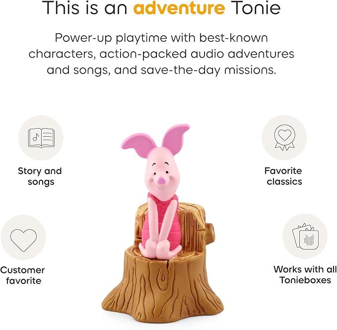 Tonies Disney Piglet Audio Toy Figurine from Winnie The Pooh
