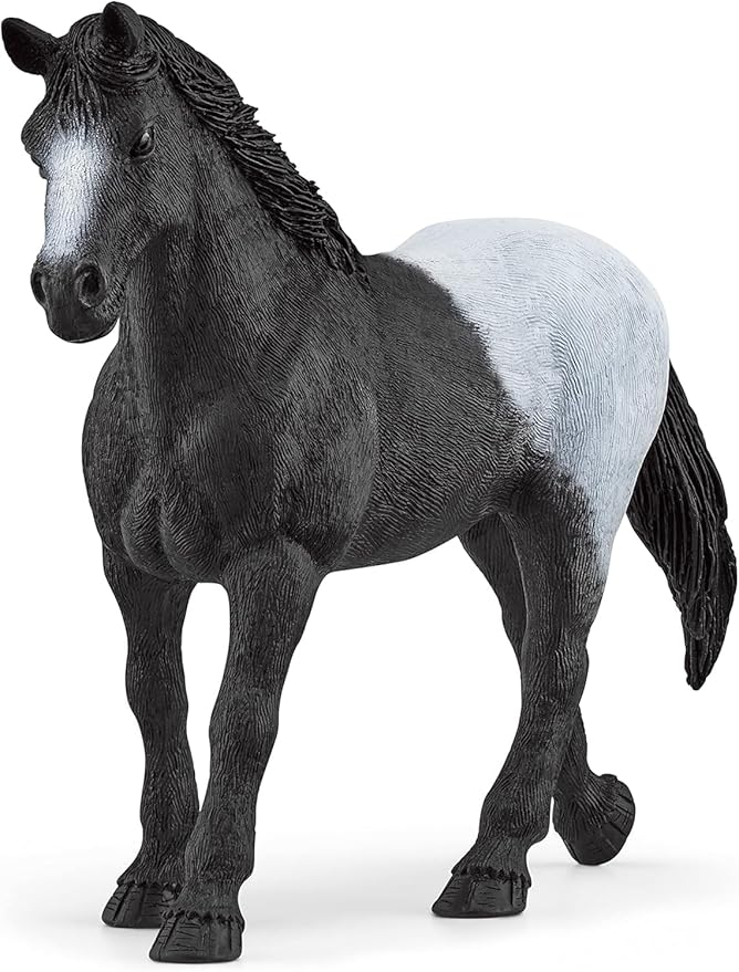 Schleich Horse Club - 34PC Stall Horse Toy Playset with Mare and Foal Figure, Cat Figurine, and Accessories - Stable Extension Set for Girls and Boys - Interactive, Realistic Kids Toys Ages 5+ | 42611