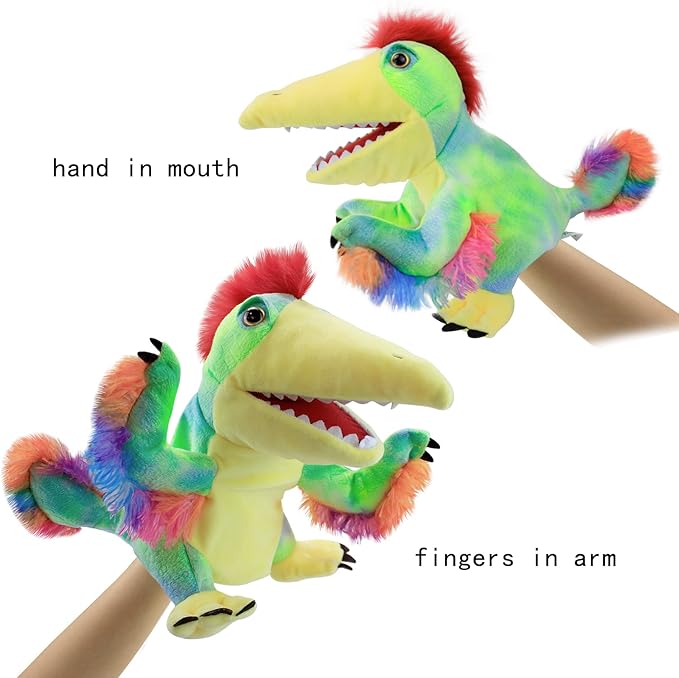 Puppet Hand Puppets Puppets for Kids, Dinosaur Hand Puppets Dinosaur Toys Plush Puppet Stuffed Hand Puppet Dinosaur T oy,Puppet Story Toys Dinosaur Puppets Dinosaur Toys for Kids (Dinosaur 11)