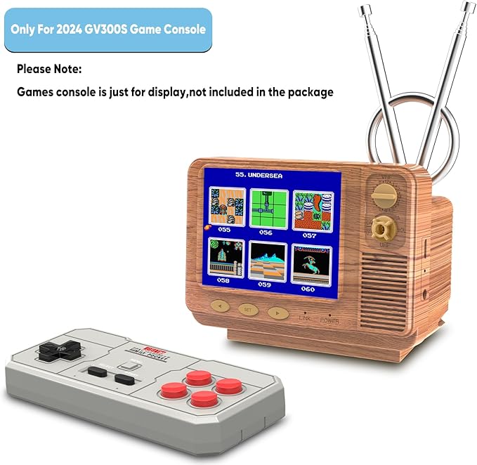 EASEGMER Retro Game Controller, Gamepad Joystick, Compatible with GV300S Game Console