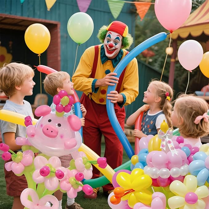 Light Pink Long Balloons Premium 260 Twisting Animals Magic Balloons for Birthday Kids Wedding Party Supply 100pcs