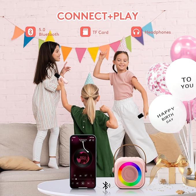Mini Karaoke Machine for Kids: 2025 Top Toys for 3 4 5 6 7 8 9 10 Year Old Girl Birthday Gifts Ideas