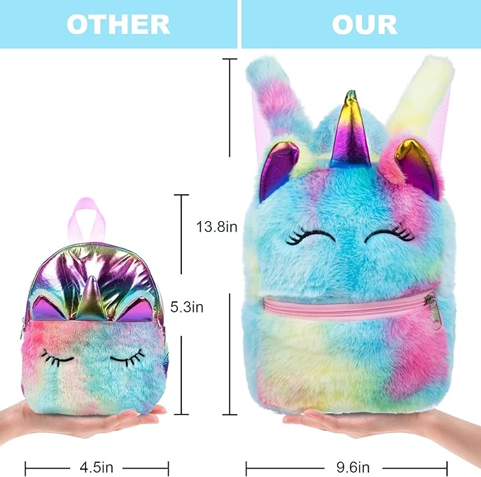 ZITA ELEMENT 7 Pcs American 18 Inch Doll Clothes and Accessories - 18 Inch Doll Clothes Set with Backpack, Waist Bag, Cell Phone, Tablet, Camera
