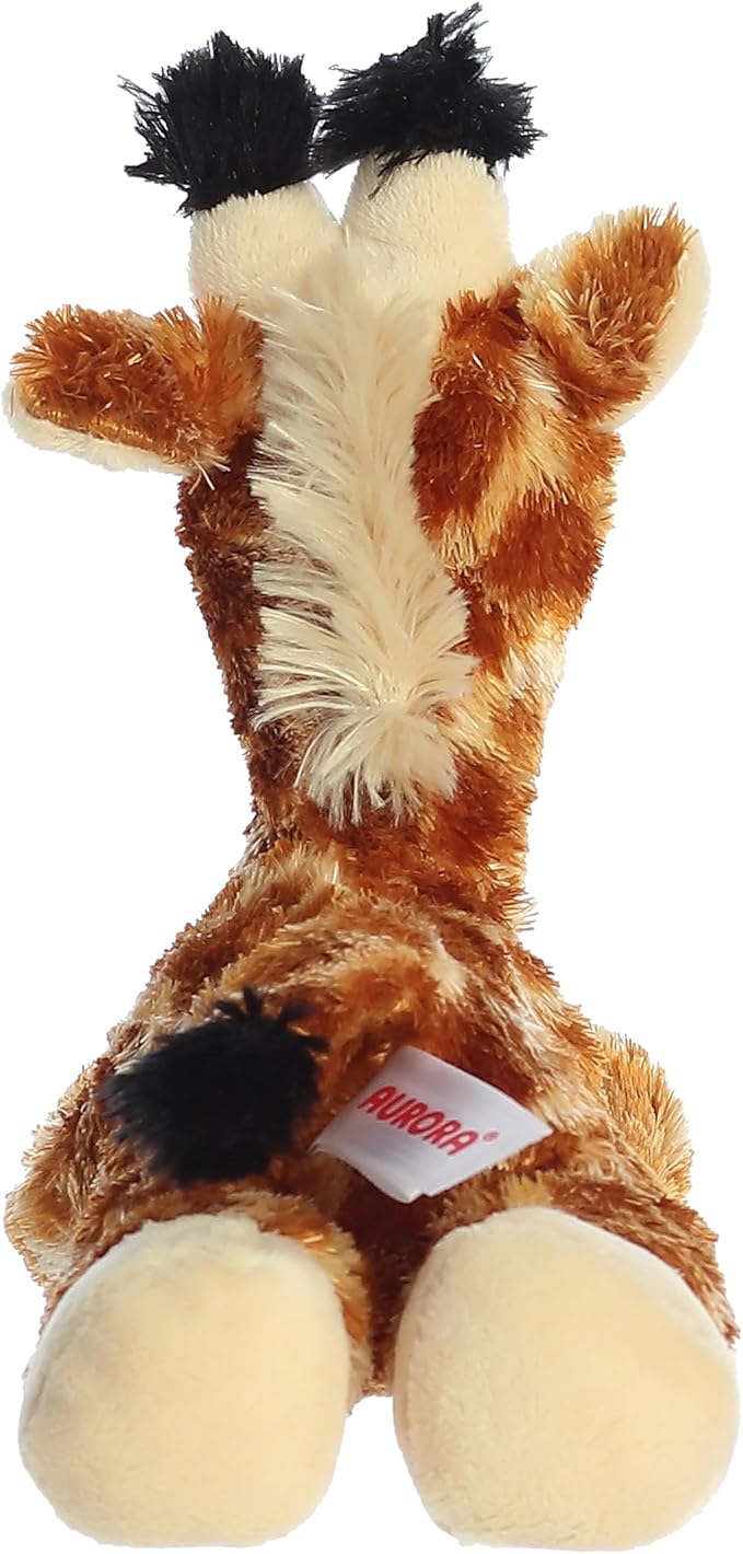 Aurora® Adorable Mini Flopsie™ Gigi™ Stuffed Animal - Mini Companions Ready for Playful Adventures - for Kids All Ages, Toddlers, Adults, and Families - Brown 8 Inches