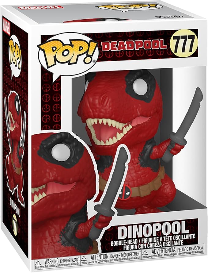 POP Funko Marvel: Deadpool 30th - Dinopool - Collectable Vinyl Figure - Gift Idea - Official Merchandise - Toys for Kids & Adults - Superheroes Fans - Model Figure for Collectors and Display