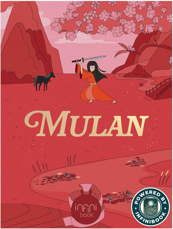 Cali's Books Mulan infinibooklet - infinibook Interactive Storybook for Kids, Learning Book for Toddlers