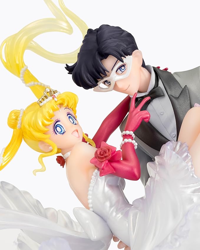 TAMASHII NATIONS - Sailor Moon - Usagi & Tuxedo Mask [Moonlight Glow Edition] FiguartsZERO chouette Collectible Figure