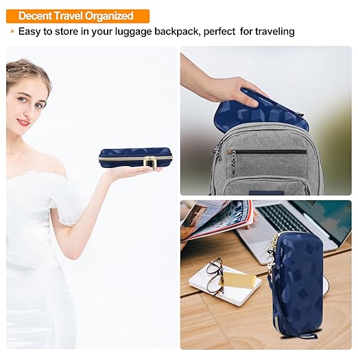 Elonbo Carrying Case for TaddToy/WELLST·G/Beijue/FAMILY POCKET/CCTU/X- JOYKIDS/GREENCREEK/Beico/KAVOYI/GuaiyeyeAP/TEBIYOU Handheld Game Console, Portable Electronic Gaming Player Bag, Blue