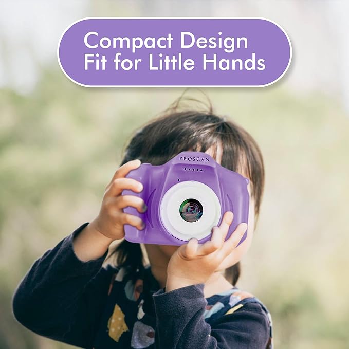 PROSCAN Kids Digital Camera - Children's Camera for Boys and Girls | 1080 Rechargeable Camera for Kids | Game Feature | Video | Gift Ideas