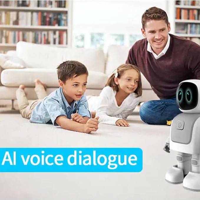 SmartyBot Smart Interactive Robot Toy – Programmable & App-Enabled STEM Robot for Kids, Voice & Motion Control, Educational Coding & Play, for Ages 5+