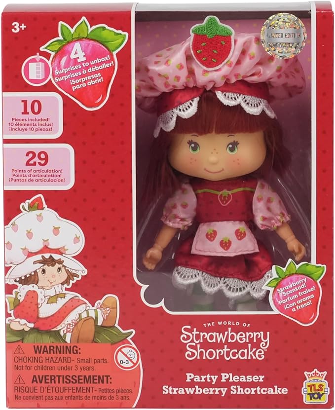 The Loyal Subjects Strawberry Shortcake 5.5-inch Fashion Doll 'Party-Pleaser' Edition