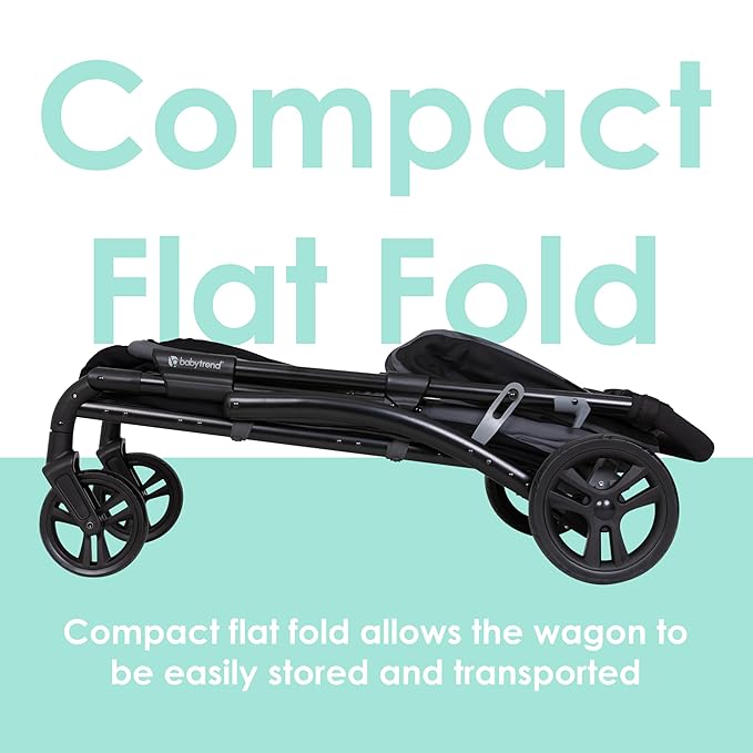 Baby Trend Expedition® LTE 2-in-1 Stroller Wagon, Madrid Black