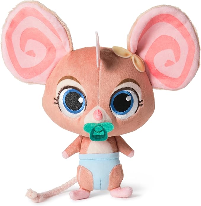Vida The Vet, Baby Mouse Plush Toy, 8-Inch Tall Stuffed Animals with Super-Soft Fur, Kids Toys for Girls & Boys Ages 3 and up