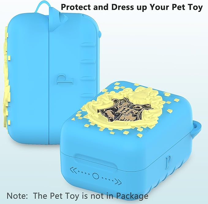 JCHPINE Silicone Cover Case for Bitzee Harry Potter Interactive Digital Pet, Protective Cover for Harry Potter Bitzee Pets Accessories (Blue)