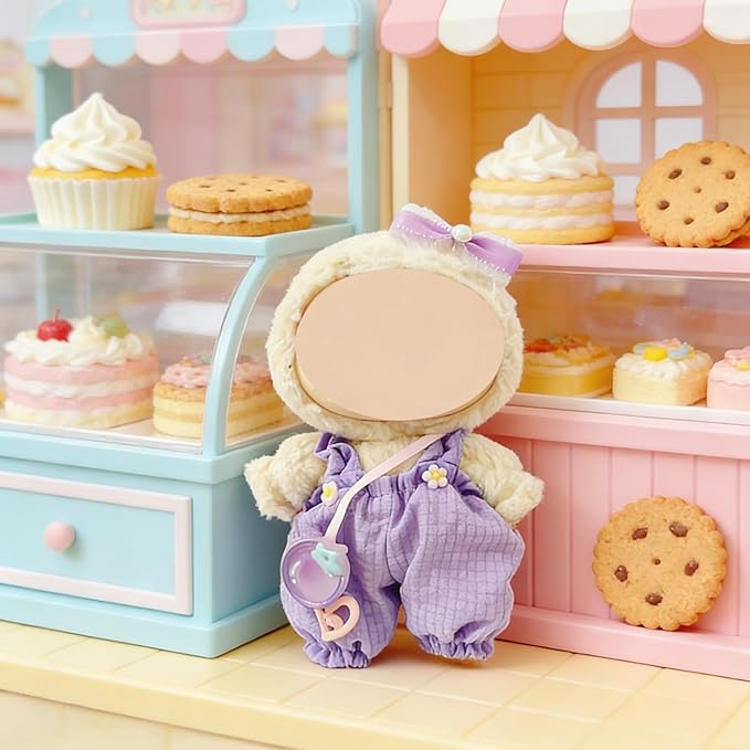 Clothes for Doll, 6 Pack Doll Outfits for 17cm Doll, Perfect for Play and Display, Accessories for Doll's Collectors, (No Dolls) (Set 3)