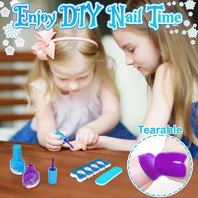 Frozen Toys Makeup & Dress Up Set for Girls 3 4 5 6 Year Old Kids Makeup Kit Princess Real Make up Pretend Play Toy Frozen Costumes Nail Polish Set Birthday Gifts for Girls Toddlers Ages 3-5 4-7 6-8