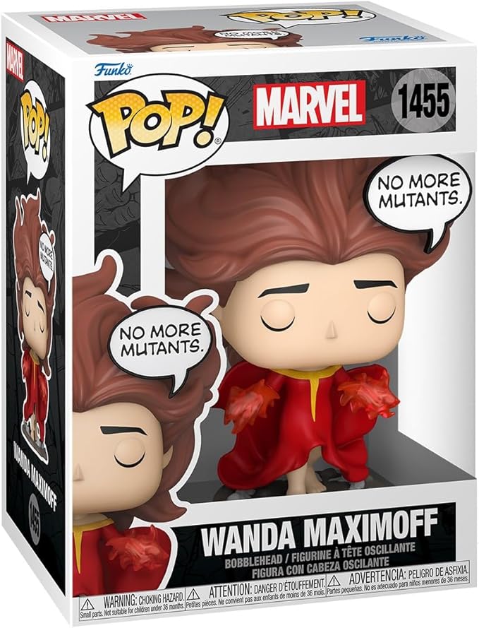 Funko Pop Marvel: Wanda Maximoff - Scarlet Witch - (No More Mutants) - Marvel Comics - Collectable Vinyl Figure - Gift Idea - Official Merchandise - Toys for Kids & Adults - Superheroes Fans