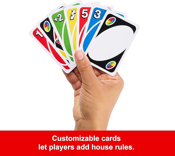 Mattel Games UNO Color & Number Matching Card Game for 2-10 Players Ages 7Y+