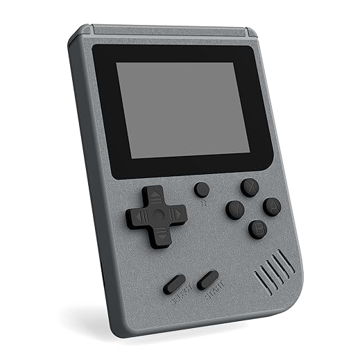 Retro Game Console, Built-in 400 Classic Retro Gaming Console, 1020mAh Rechargeable Battery, 3.0 Inch IPS Screen Retro Handheld Game Console, Portable Arcade Video Gaming Console (Gray)
