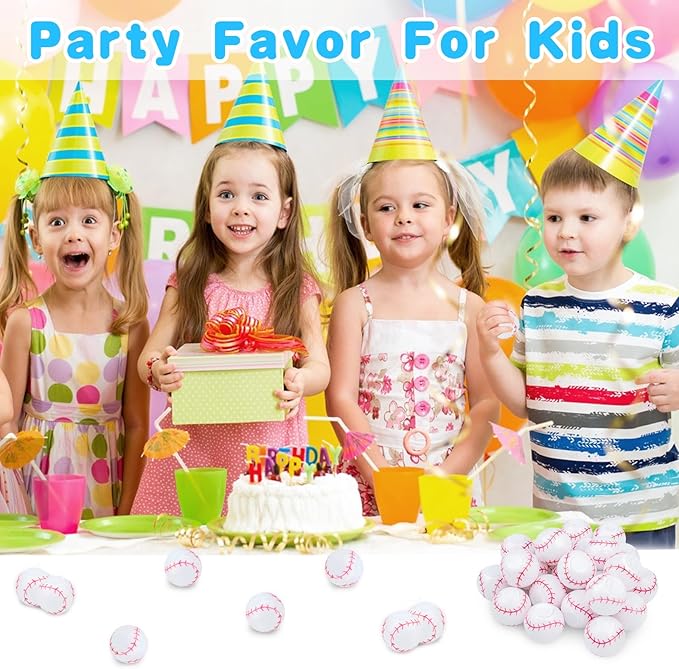 32PCS Spinning Baseball Sports Fidget Toys Party Favors Bulk for Kids 4-8 8-12 Birthday Goodie Treat Bag Stuffers Classroom Treasure Box Toys Carnival Prizes Pinata Easter Egg Fillers Mini Return Gift
