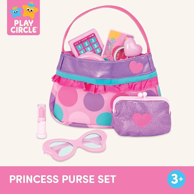 Battat – Play Circle – Makeup & Beauty Set – Dress Up Fashion Accessories – Pretend Play – Princess Purse Set – 3+ Years