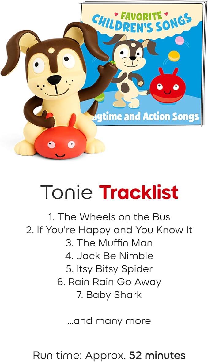 Toniebox 2 Audio Player Starter Set for Kids 1+ with Playtime Puppy - Cloud Pink