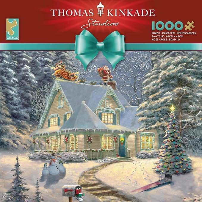 Ceaco - Thomas Kinkade - Holiday - Midnight Delivery - 1000 Piece Jigsaw Puzzle
