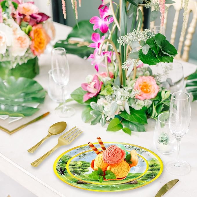 175pcs Vintage Winnie Bear Baby Shower Pooh Decorations Birthday Party Supplies Tableware Set (25 Guest)With Paper Plates Cups Napkins Cutlery for Boy Girl Newborn Birthday Party Dinnerware Decoration