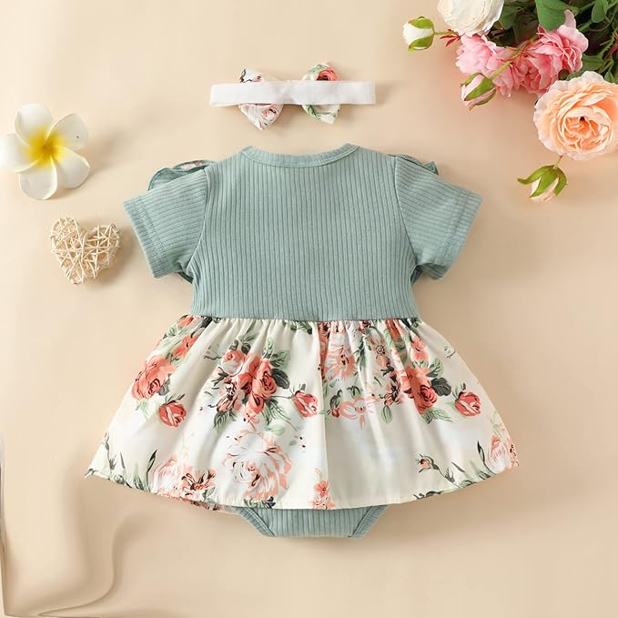 Reborn Baby Doll Clothes Accessories 22 Inch Girl Outfits 2 Pcs Set for 22-24 Inch Reborn Doll&Toddler Girl Doll