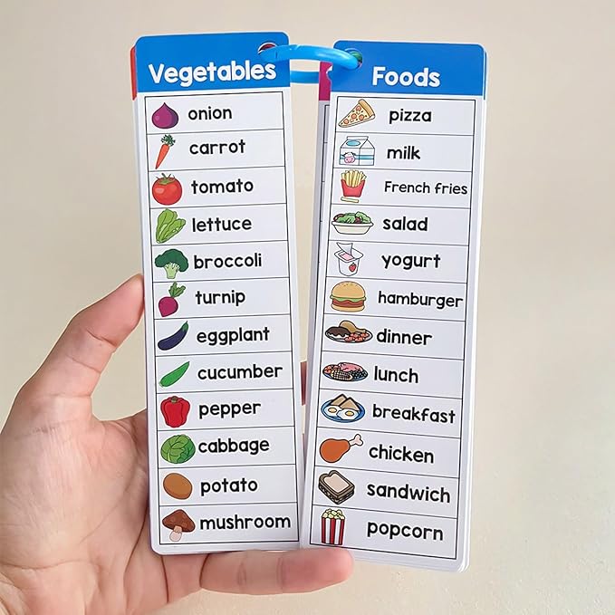 1 Set Double Sided Vocabulary Flashcards Educational Learning Cards High Frequency Sight Words Flashcards Learn to Read